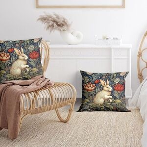 Rabbit Throw Pillow Covers 18x18 Inch